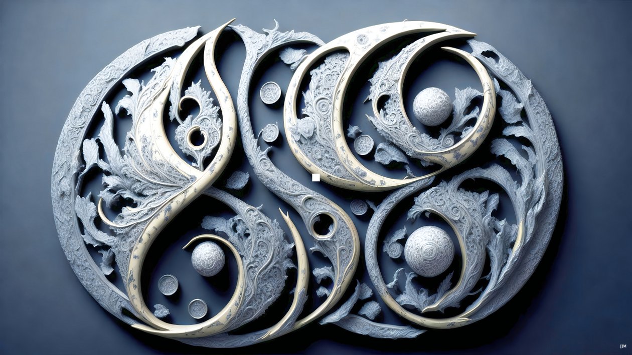 YIN VE YANG'in kostik Feng Shui konsepti _03 by Josef Johann Michel