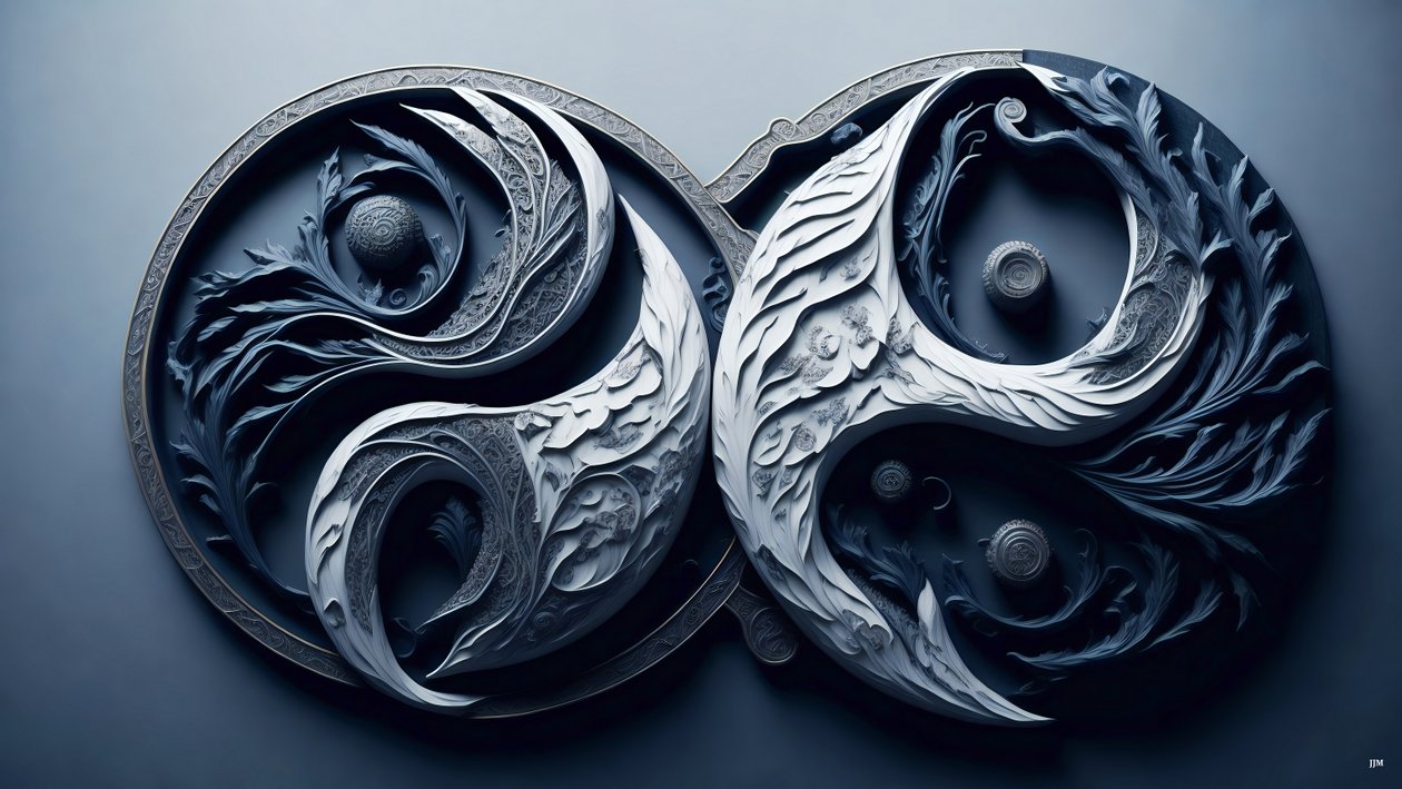 YIN VE YANG _05'in kostik Feng Shui konsepti by Josef Johann Michel