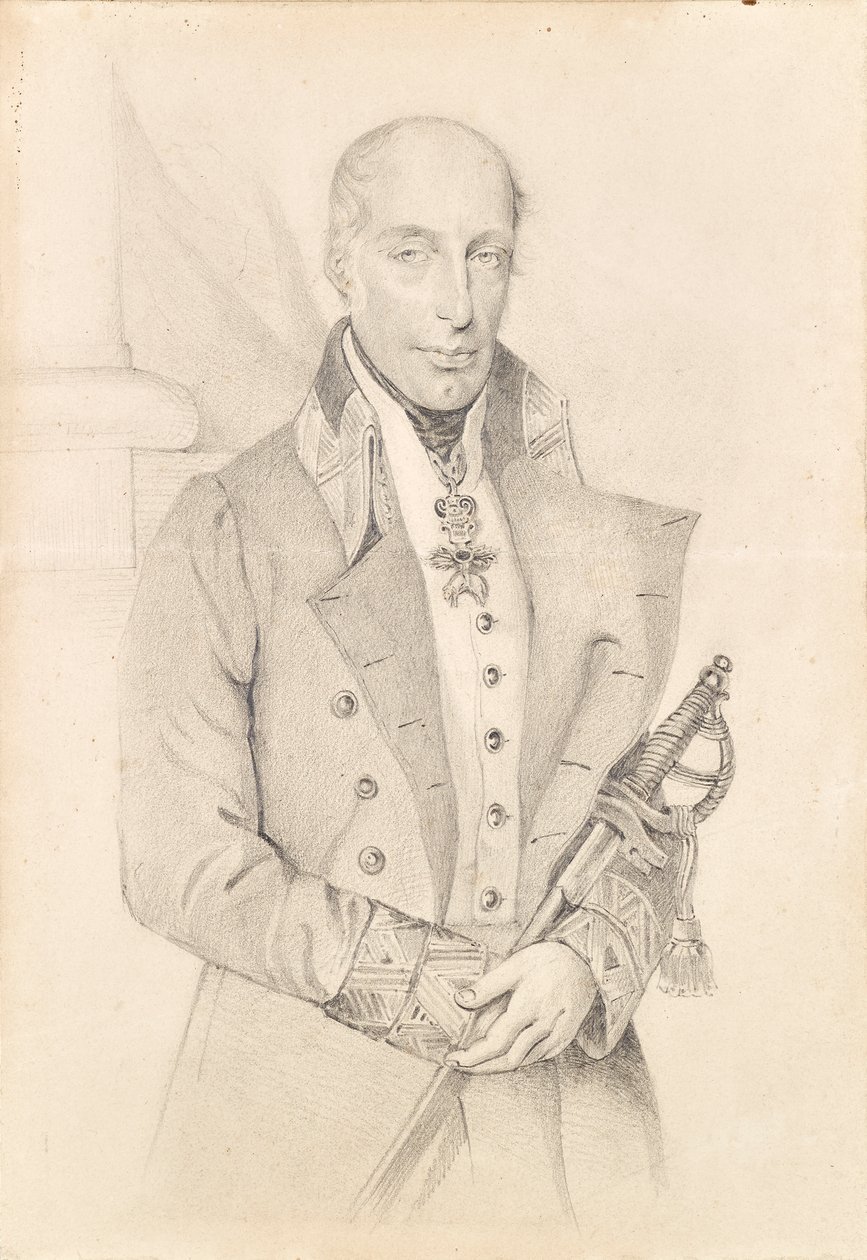 Avusturya Arşidükü Rainer (1783-1853), Lombardiya-Venedik Valisi by Josef Kriehuber