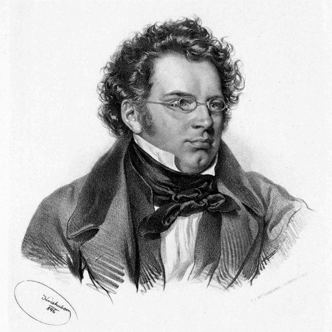 Kriehuber 1846 tarafından Franz Schubert by Josef Kriehuber