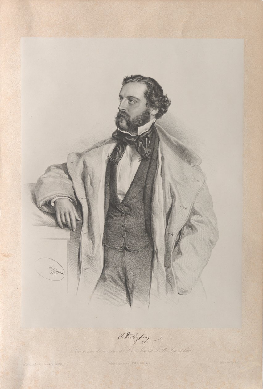 Opera şarkıcısı Achille De Bassini