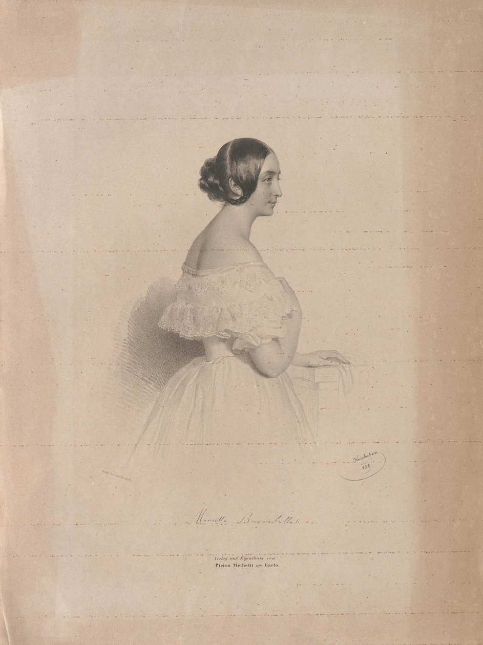 Opera şarkıcısı Marietta Brambilla