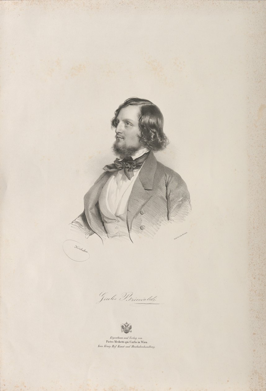 Flütçü ve besteci Giulio Briccialdi