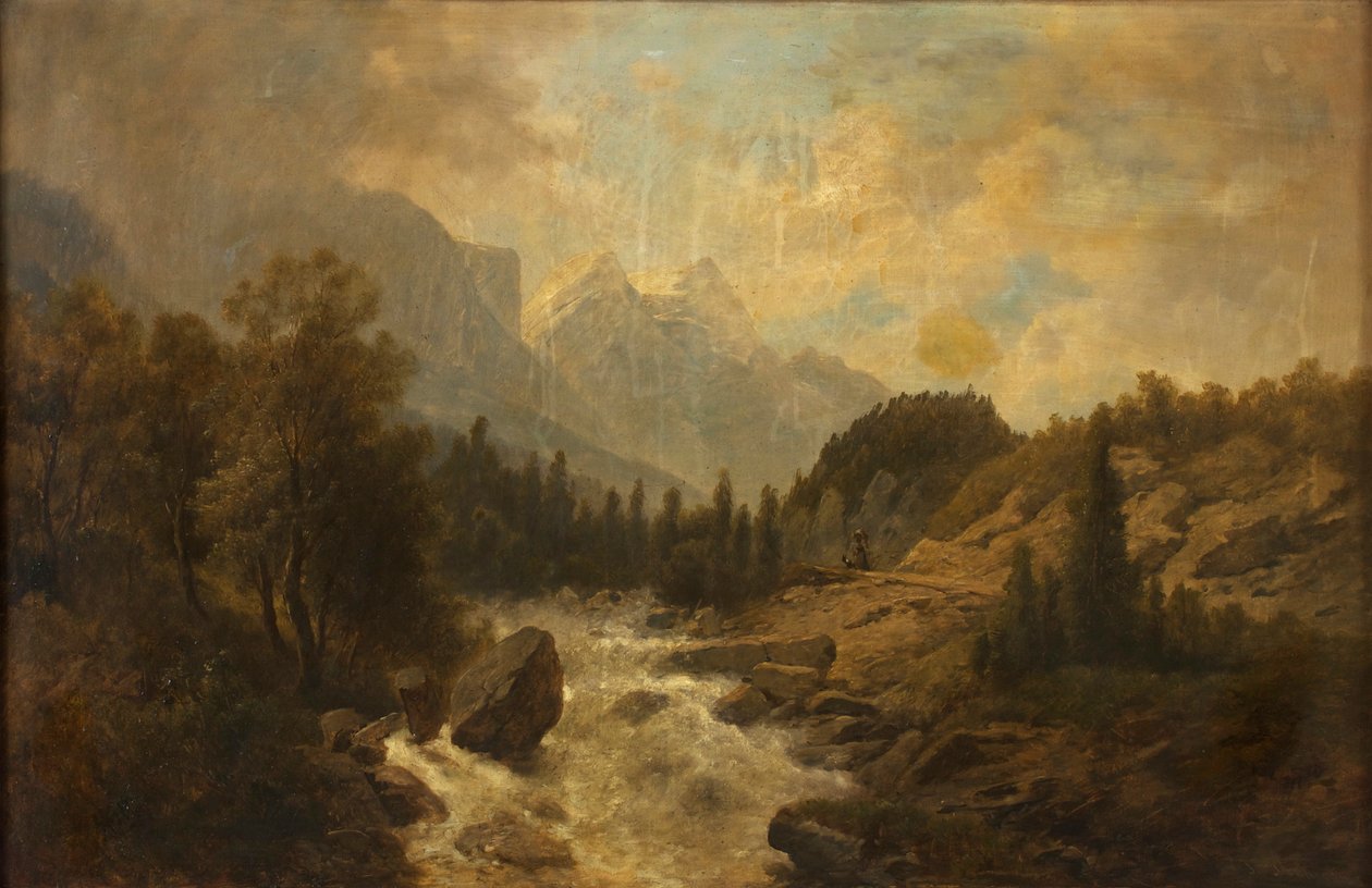 orman manzarası by Josef Kriehuber