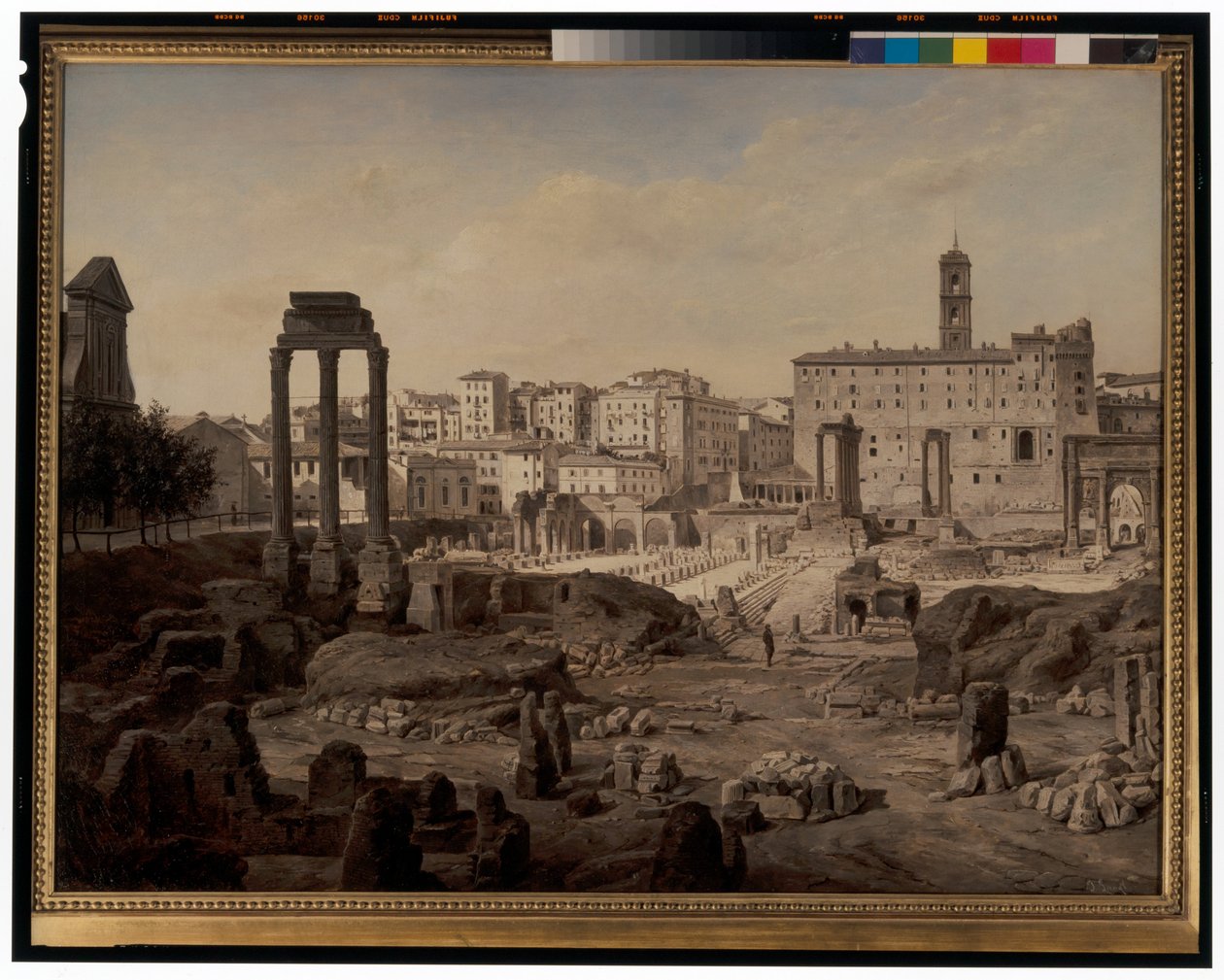 Roma'daki Forumdan Bir Görünüm by Josef Langl
