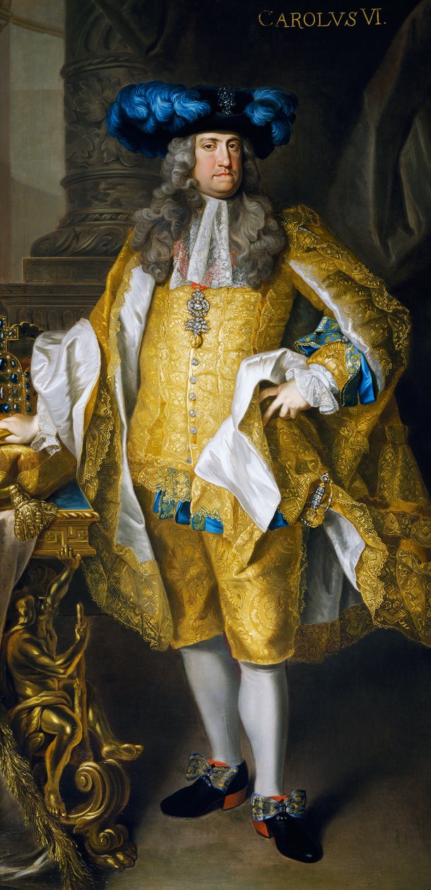 Avusturya Charles VI portresi (Viyana by Josef and Mayrhofer Friedrich Kiss