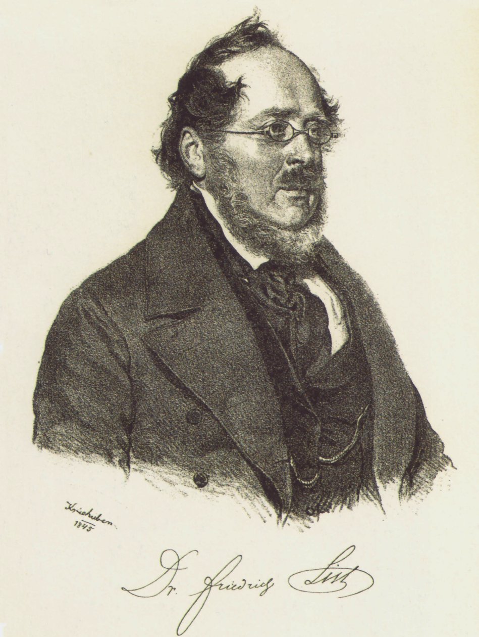 Friedrich Listesi 1789-1846 by Josef Nikolaus Kriehuber