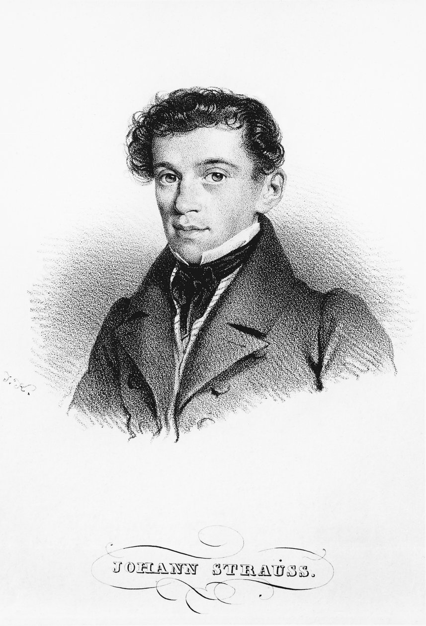Avusturyalı besteci ve orkestra şefi Johann Strauss