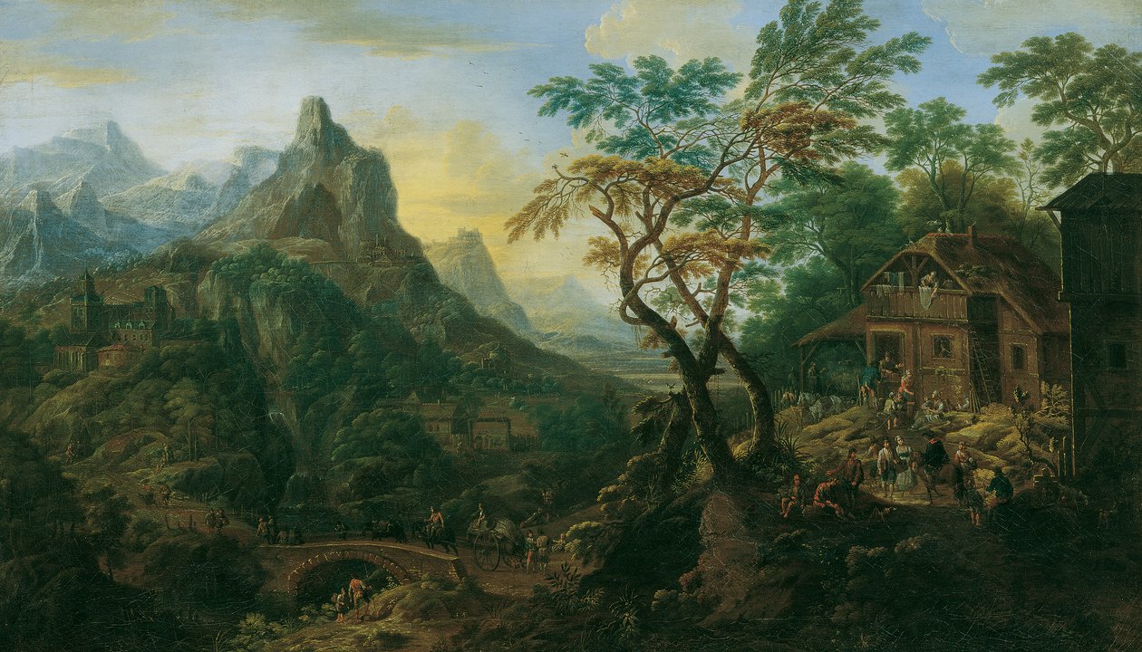 dağ manzarası by Josef Orient