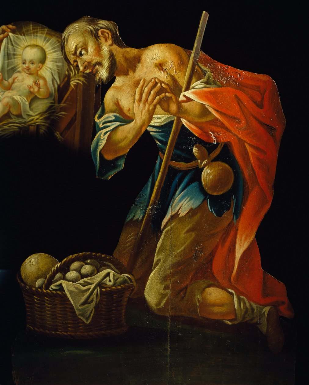 Aziz Yusuf ve bebek İsa by Josef Renzler