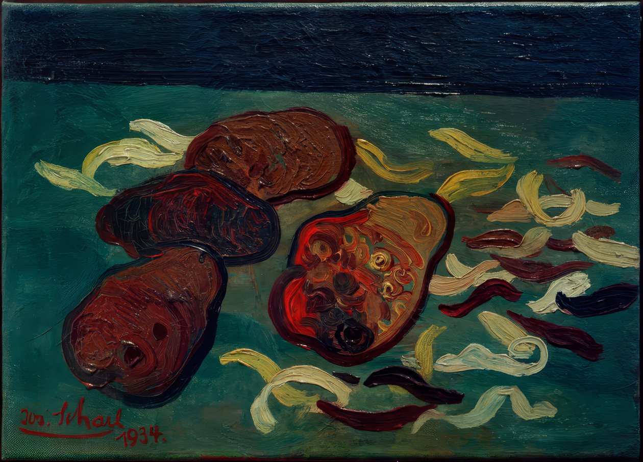 Patatesli natürmort by Josef Scharl