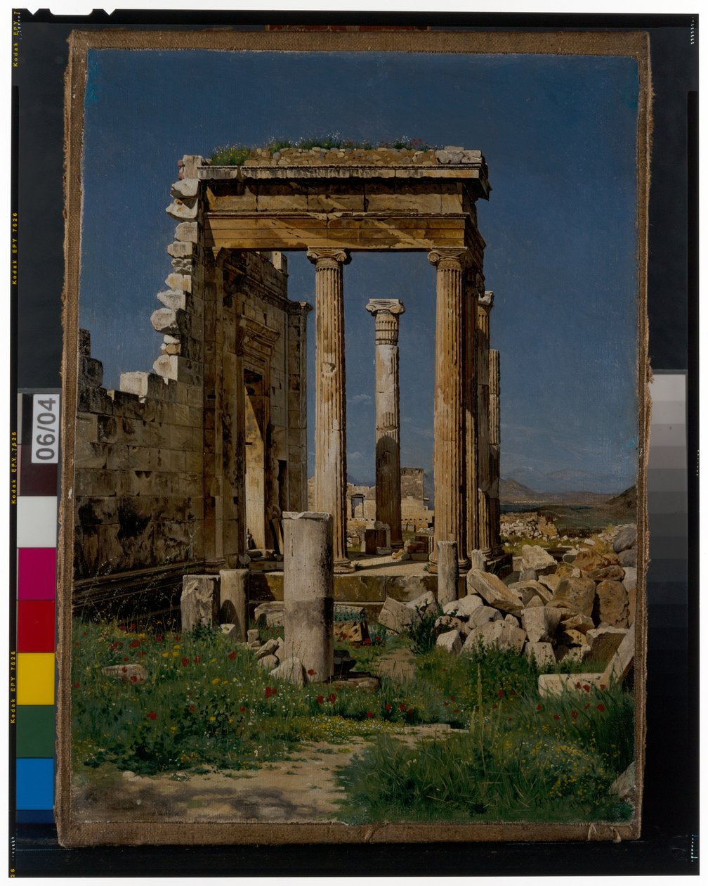 Roma Forumu (tuval üzerine yağlıboya) by Josef Theodor Hansen