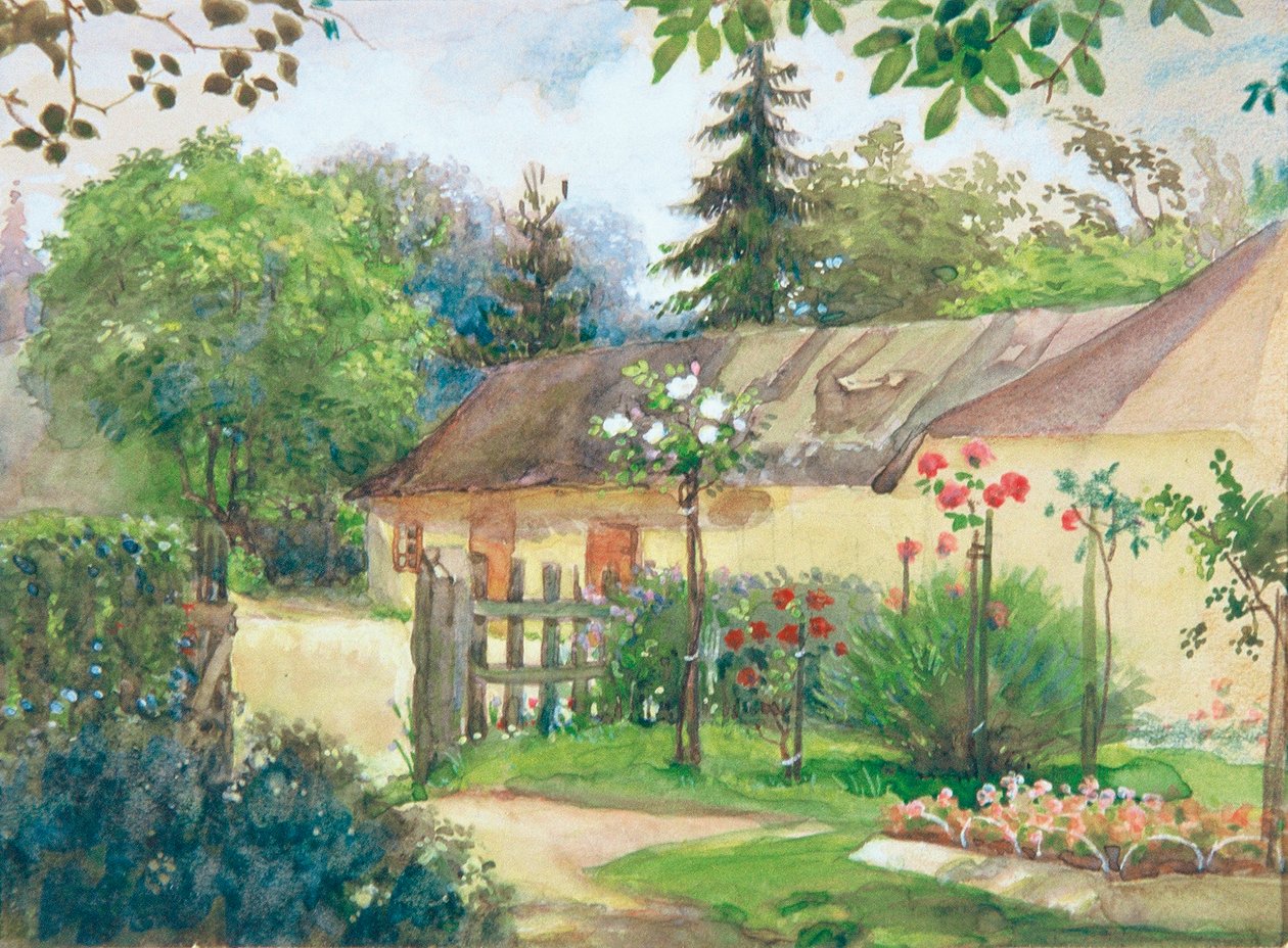 Bahçe manzarası by Josef Wawra