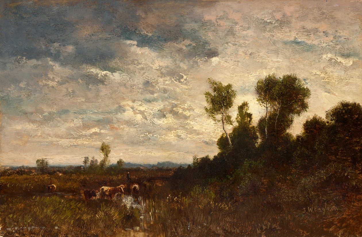 Moorlandschaft by Josef Wenglein