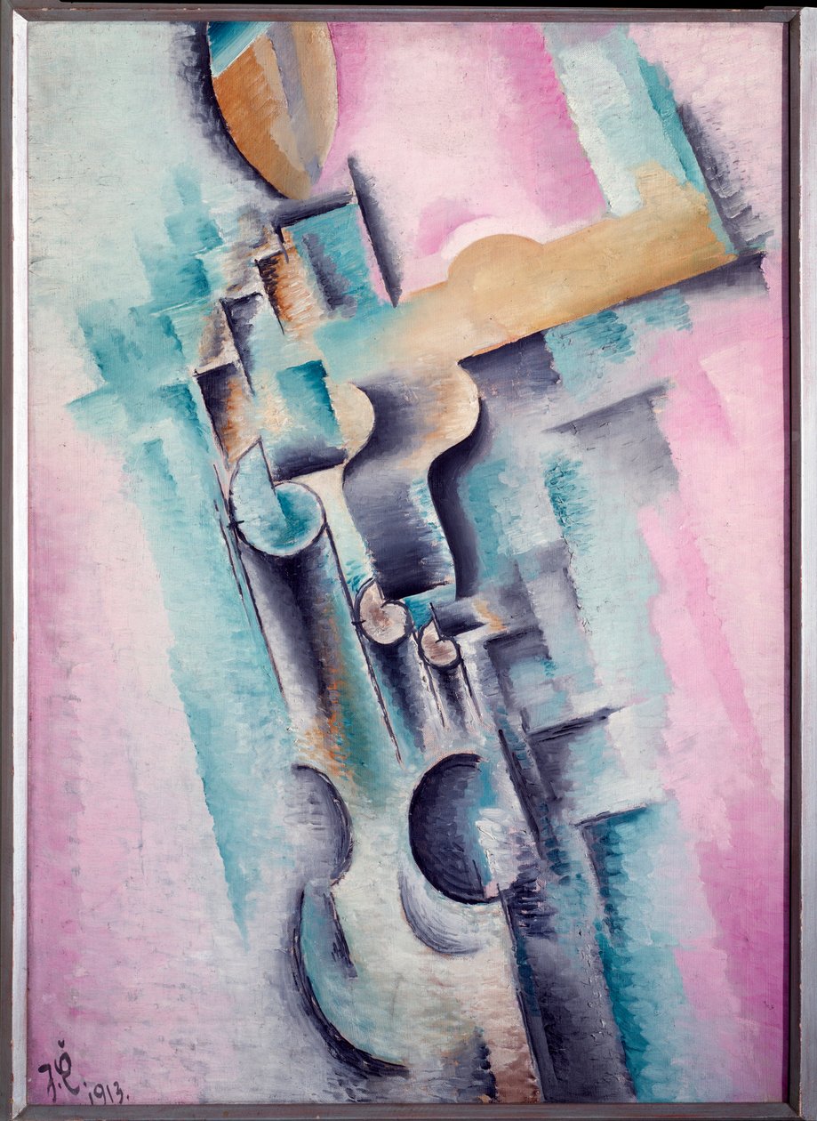 Bir kadın figürü (resim by Josef Čapek