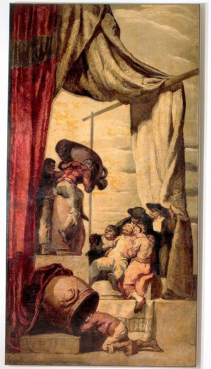Cervantes, Don Kişot, Die Hochzeit des Camacho / J.M.Sert by Josep Maria Sert