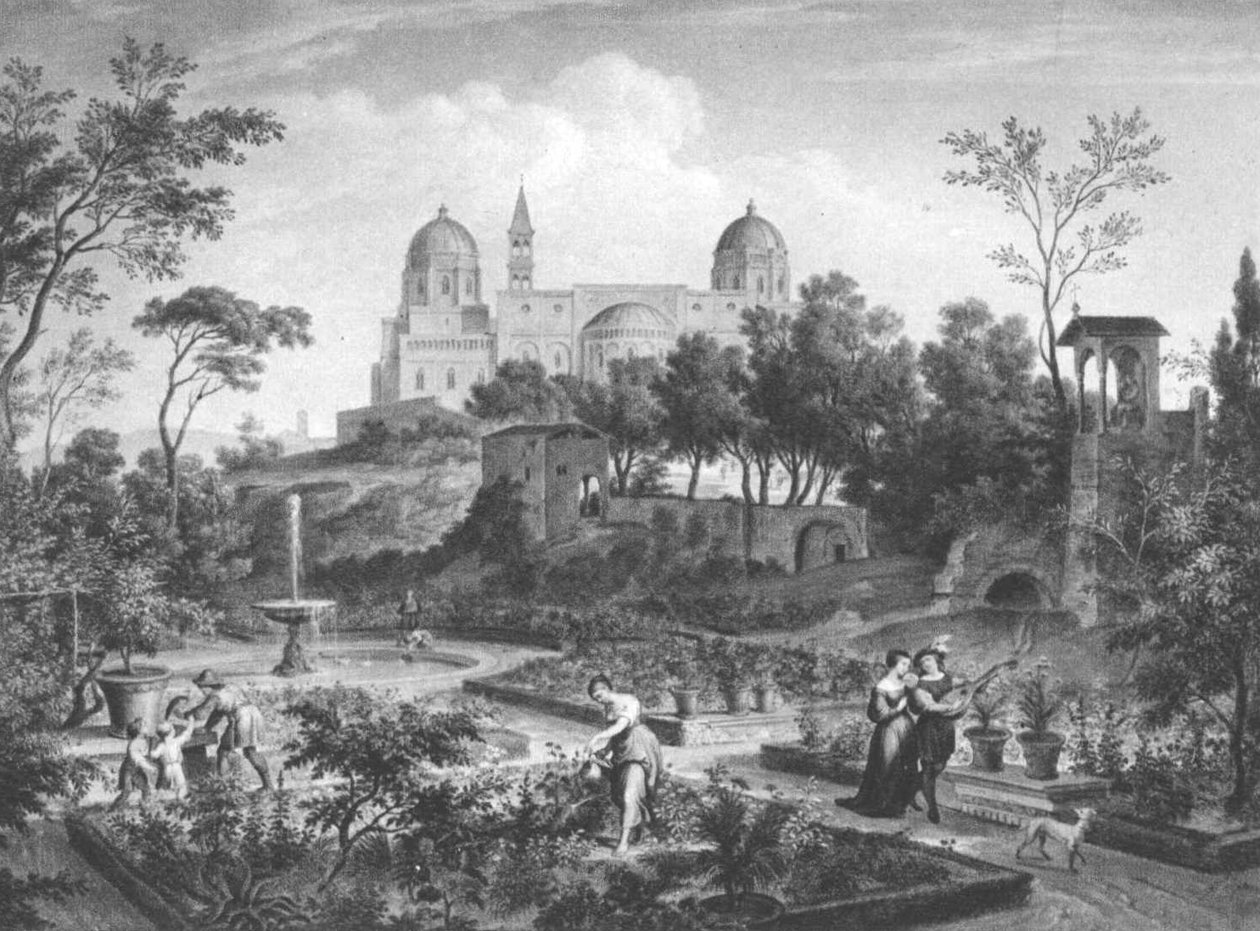 Roma manzarası by Joseph Anton Koch