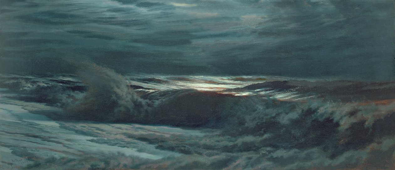 ನೈಟ್ ವೇವ್, 1883 ಟರ್ಕ್ by Joseph Severn