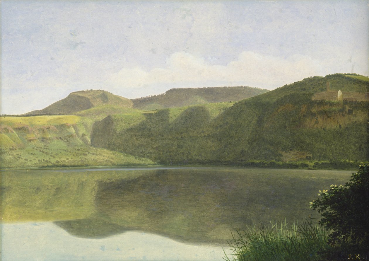 Arnavutluk Denizi, c.1811 (karton üzerine kağıt üzerine wc) by Joseph August Knip