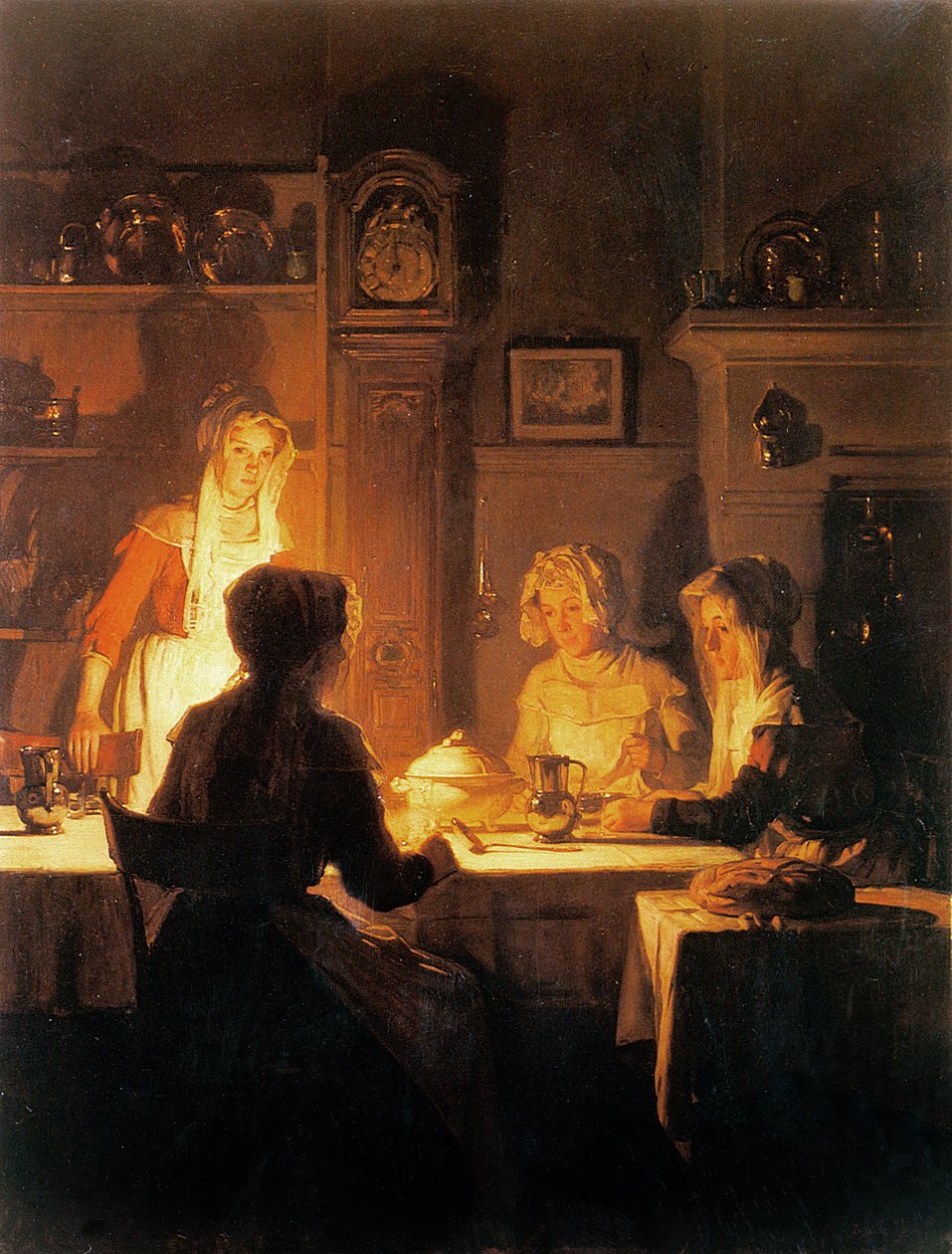 Akşam Yemeği, c.1900 by Joseph Bail