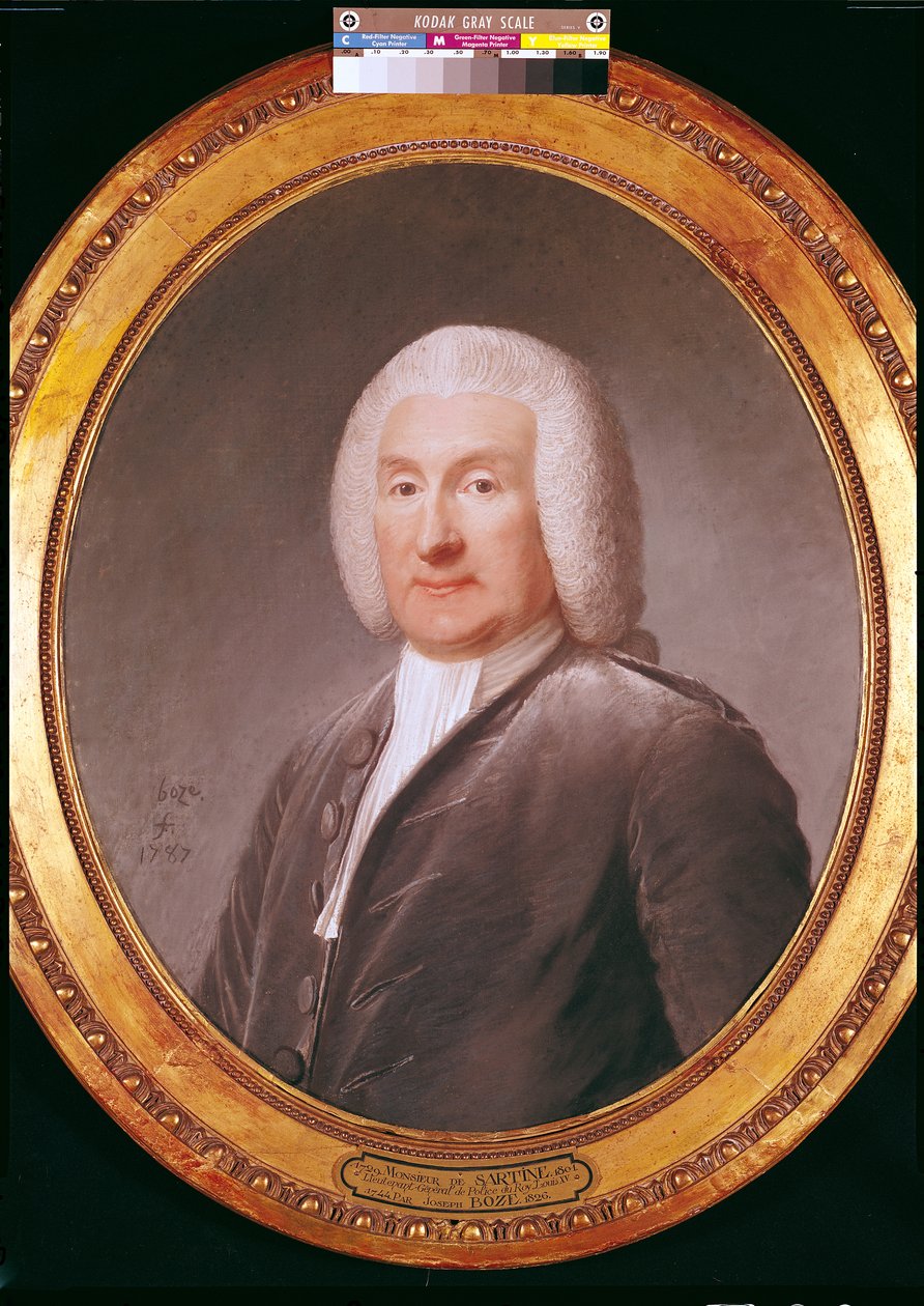 Antoine de Sartine (1729-1801) Alby Kontu, 1787 by Joseph Boze