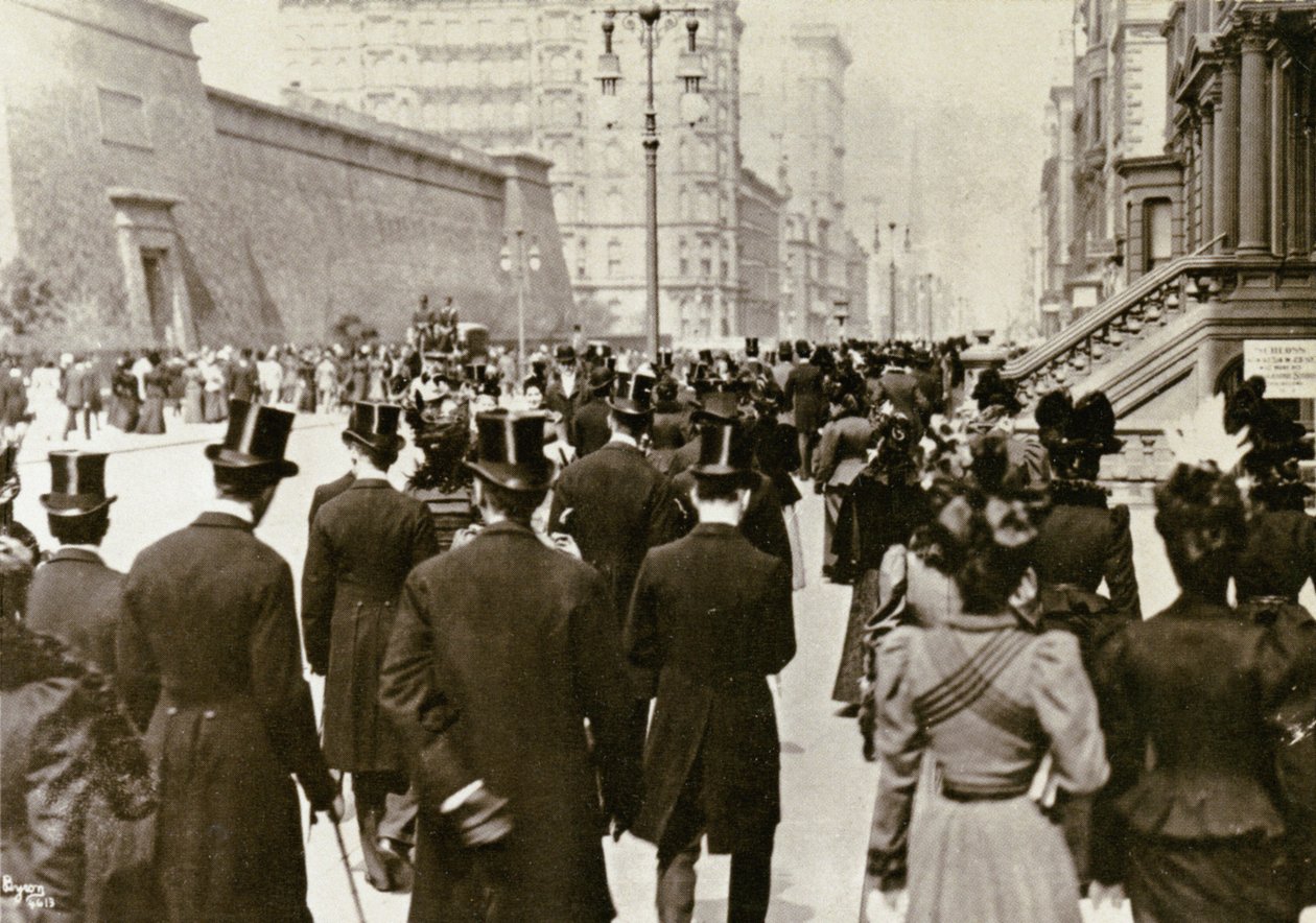 Paskalya Pazarı 5. Cadde, New York, 1898 by Joseph Byron
