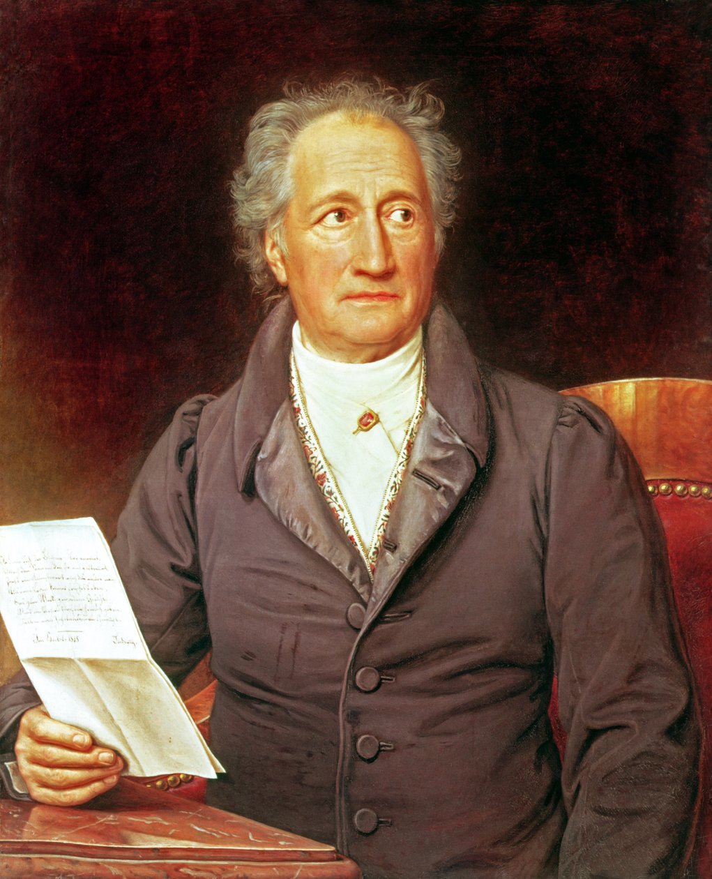 Johann Wolfgang von Goethe (1749-1832) 1828 by Joseph Carl Stieler