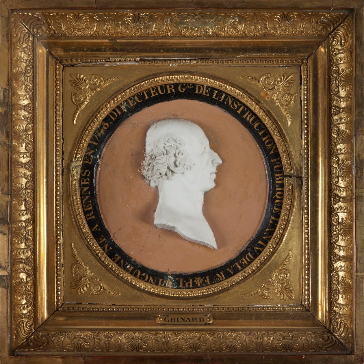 Pierre-Louis Ginguené, 1796 (boyalı pişmiş toprak) by Joseph Chinard