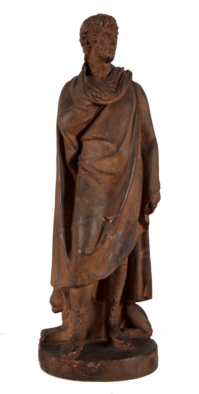 ಲಿಯಾನ್, ಸಿ.1810 (ಟೆರಾಕೋಟಾ)ಟರ್ಕ್‌ನ ಲೋಯಾಸ್ಸೆ ಸ್ಮಶಾನದಲ್ಲಿ ಅವರ ಸಮಾಧಿಯ ಅಲಂಕಾರಕ್ಕಾಗಿ ಸ್ವಯಂ ಭಾವಚಿತ್ರ by Joseph Chinard