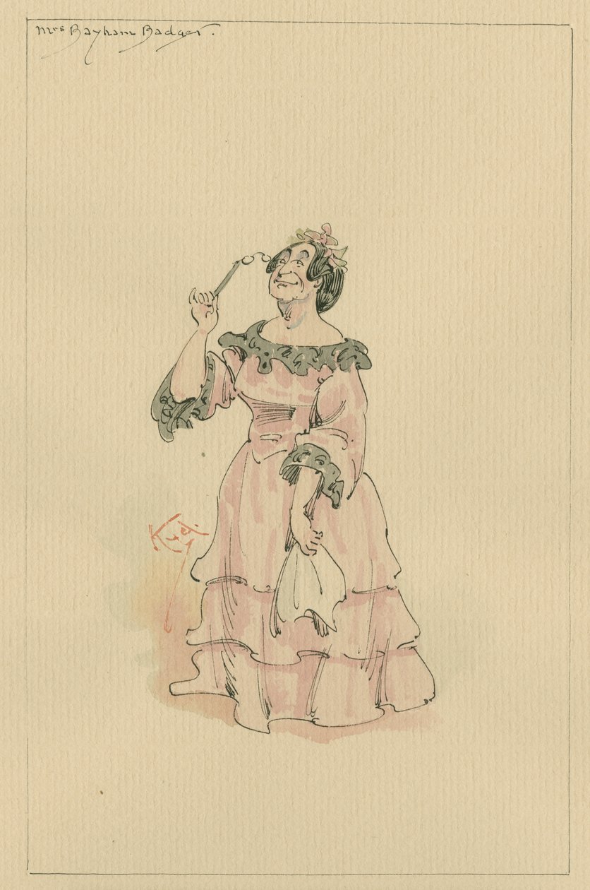 Mrs Bayham Badger, 1920