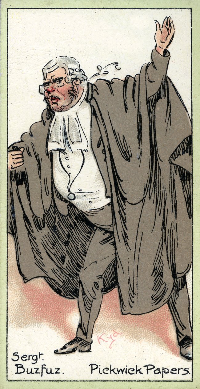 Çavuş Buzfuz, Charles Dickens