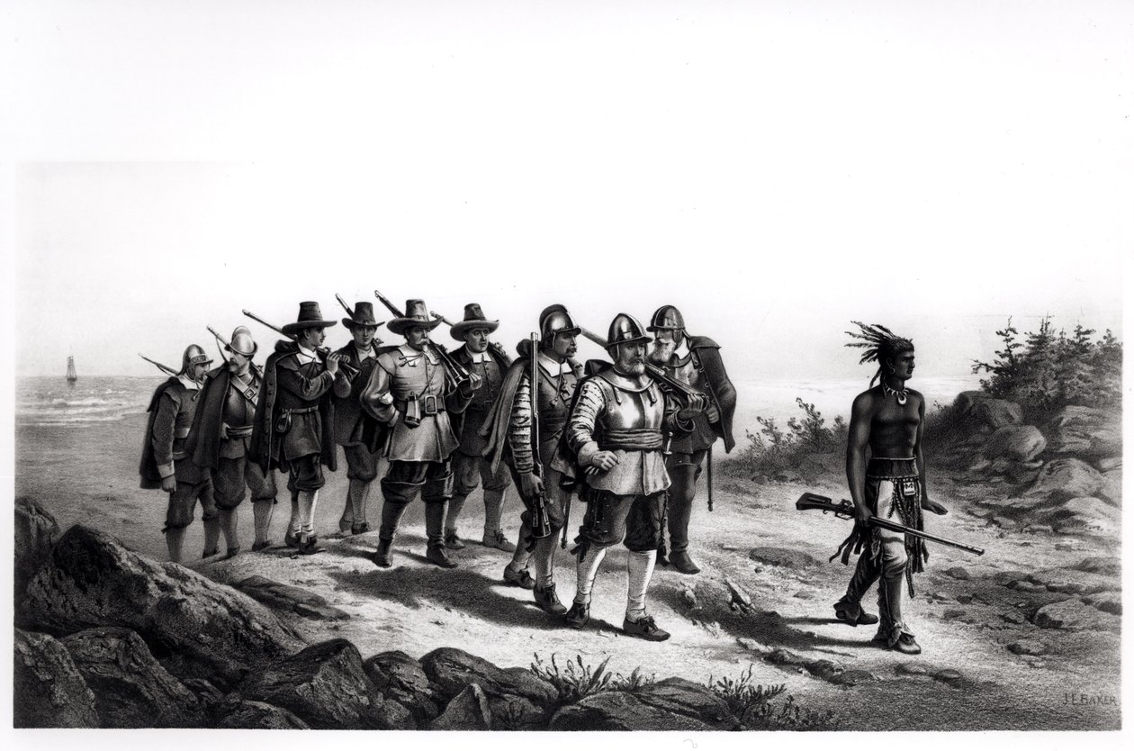 Werurwe ya Miles ihagaze, yanditswe na Armstrong und Co, 1873 by Joseph Baker