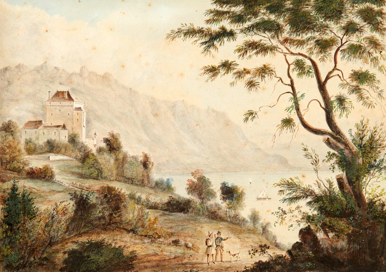 Chatelard Kalesi by Joseph Eugène Desvernois