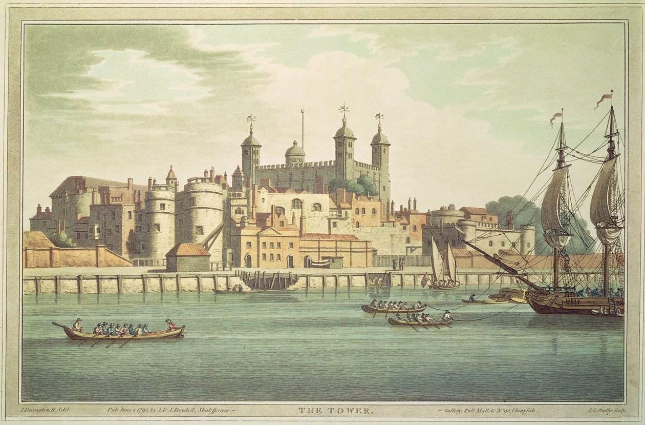 Londra Kulesi, 1795 by Joseph Farington