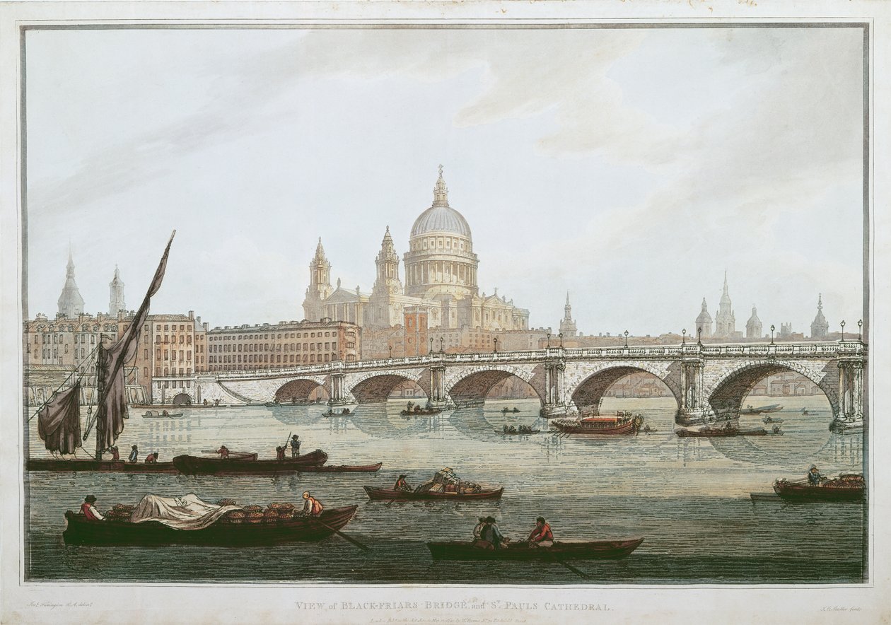 Blackfriars Köprüsü ve St.Paul Katedrali