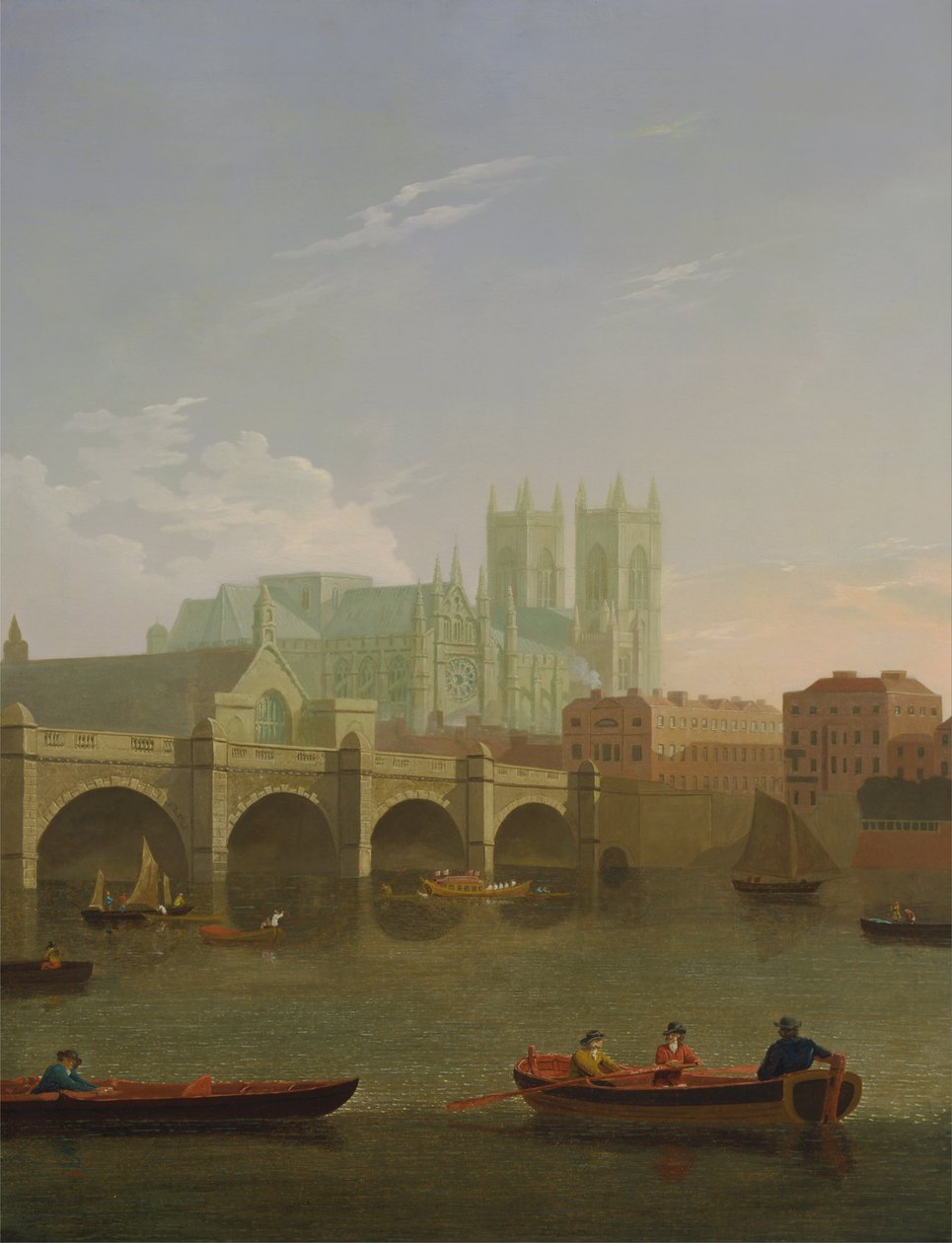 Westminster Manastırı ve Köprüsü by Joseph Farington