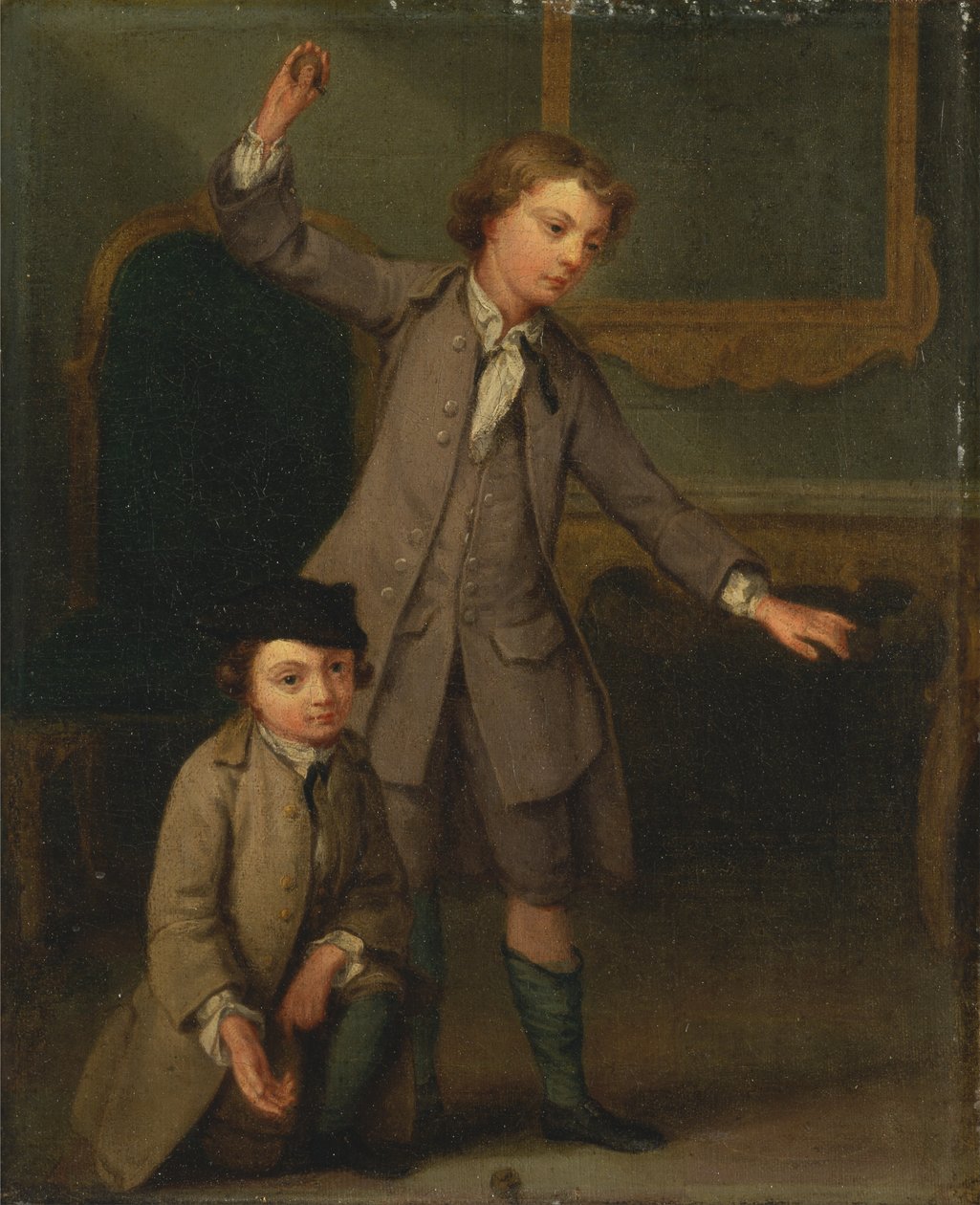 İki Çocuğun Portresi, muhtemelen Joseph ve John Joseph Nollekens by Joseph Francis Nollekens
