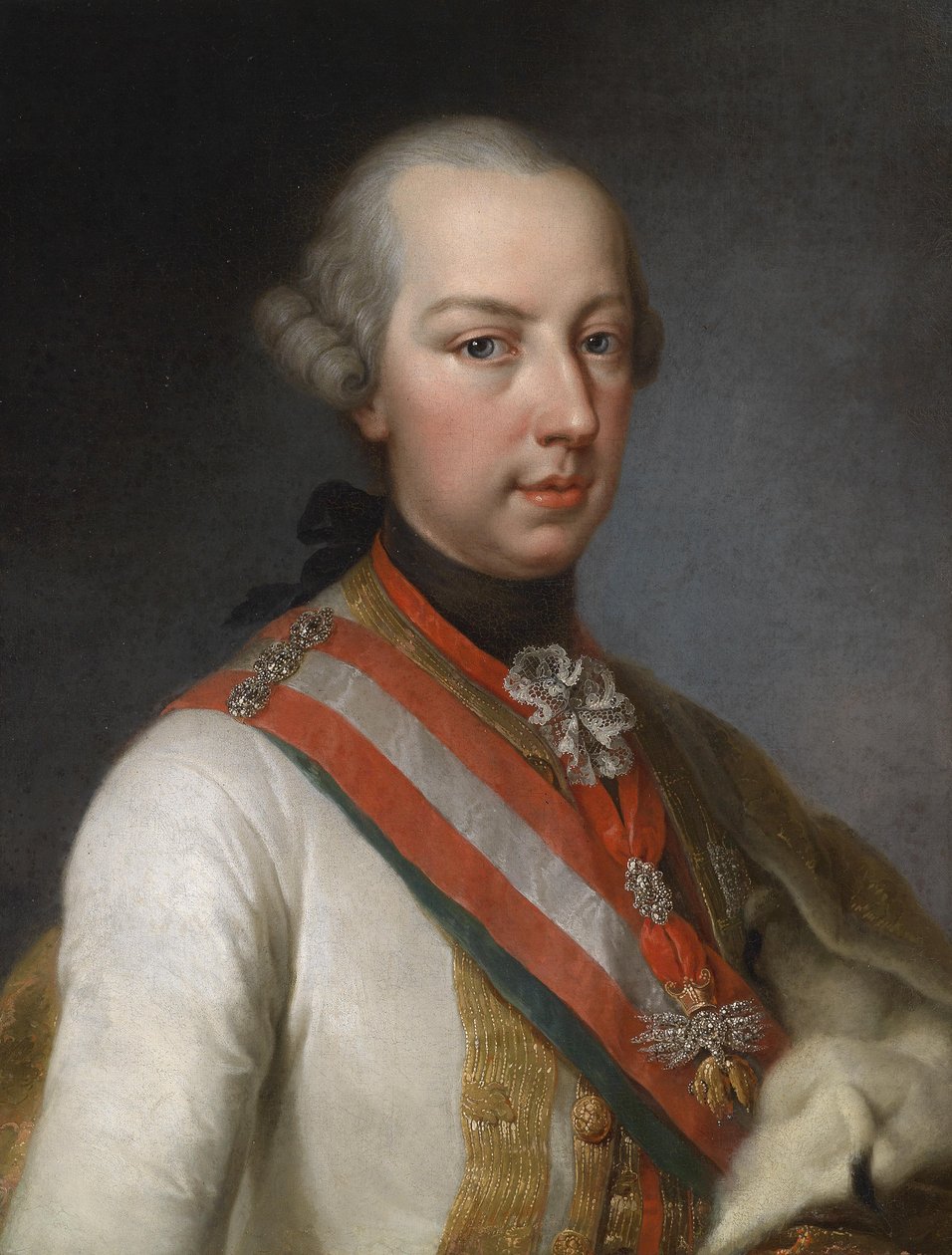 Joseph II annesinin eş naibi olarak by Joseph Hickel