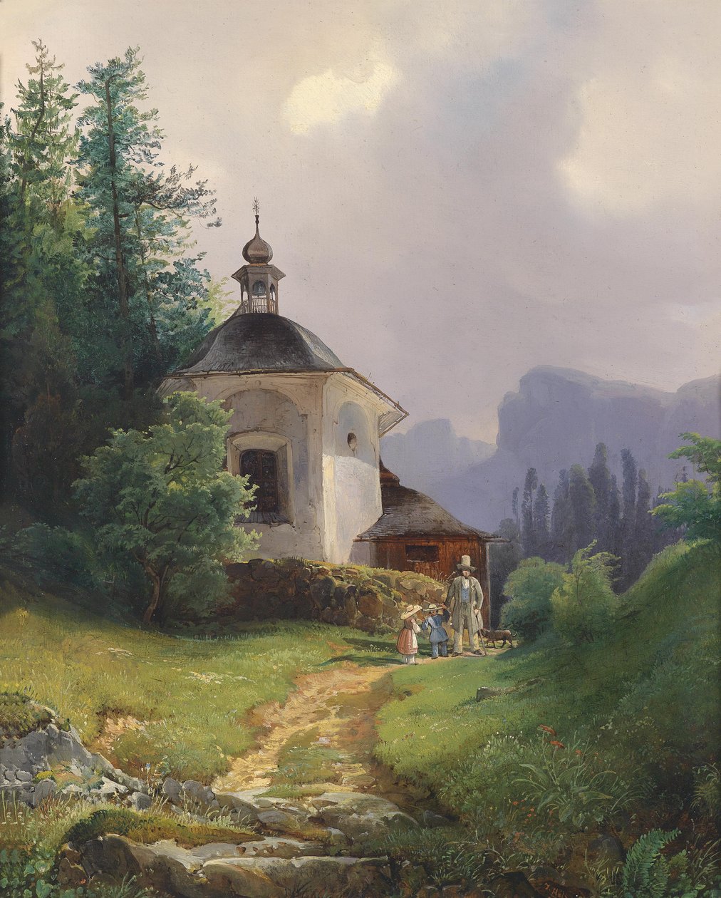 Hailstadt (Hallstatt) yakınlarındaki Lahn