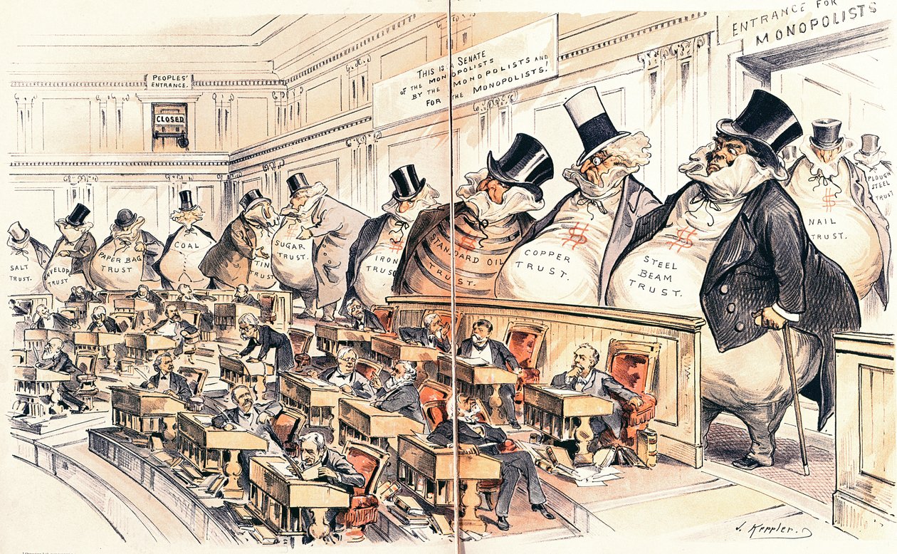 Senatonun Patronları, Amerikan dergisi 