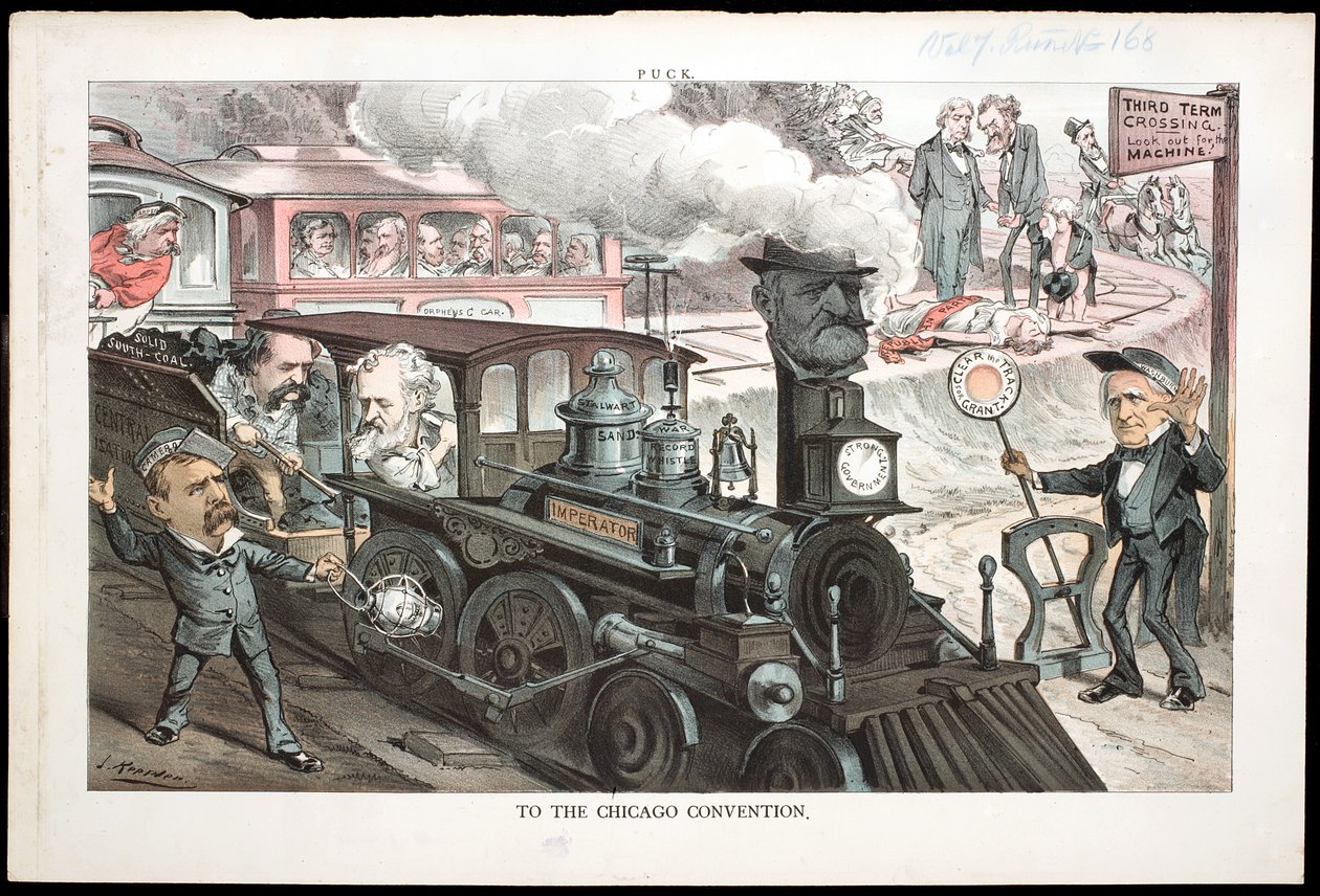 To The Chicago Convention, 1880  by Joseph Keppler