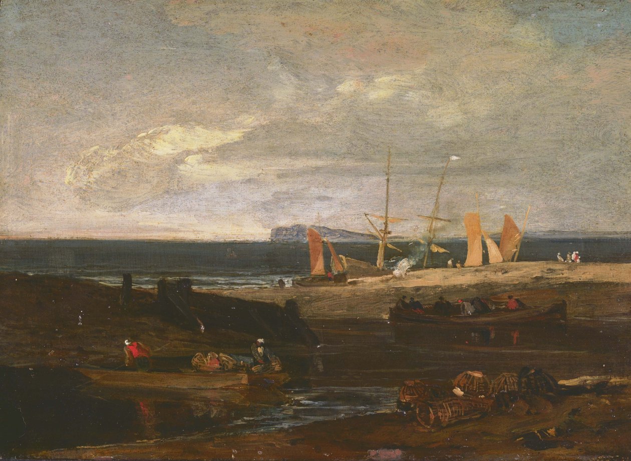İngiliz Sahilinde Bir Sahne by Joseph Mallord William Turner