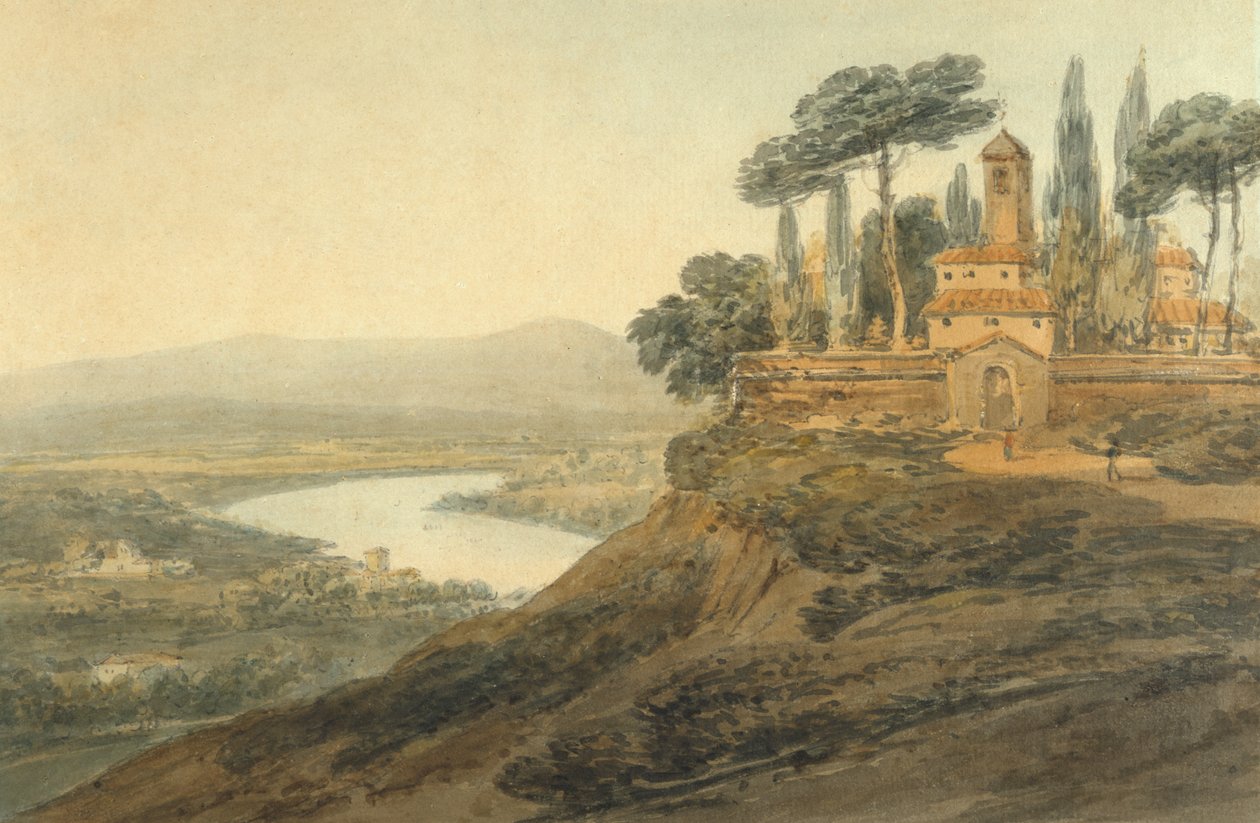 Bir İtalyan Villası by Joseph Mallord William Turner