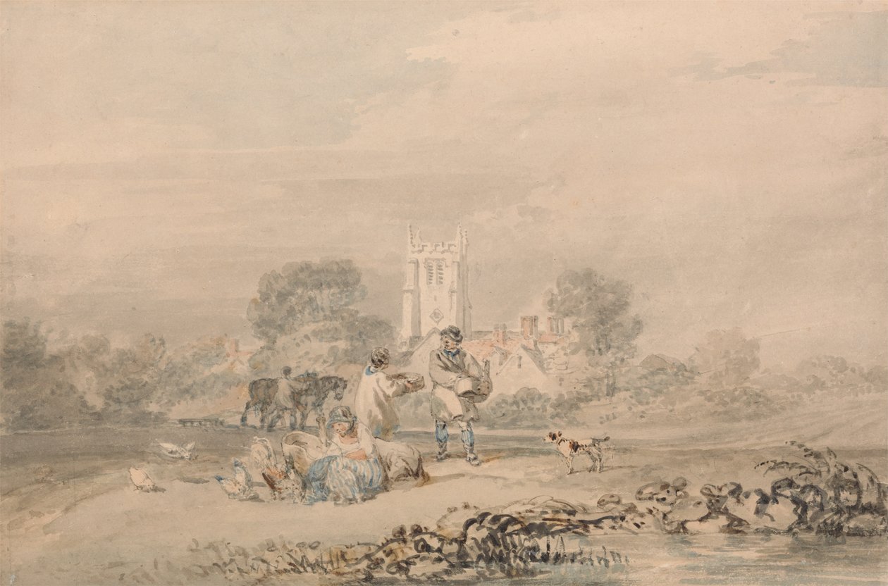 Tahılın Sonbahar Ekimi by Joseph Mallord William Turner
