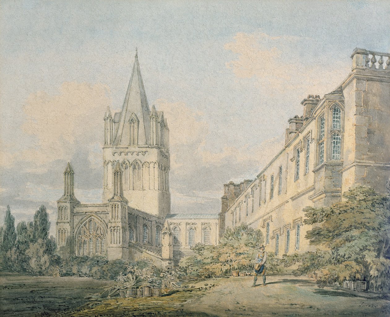 Christ Church Katedrali ve Dekanlığı, Oxford by Joseph Mallord William Turner