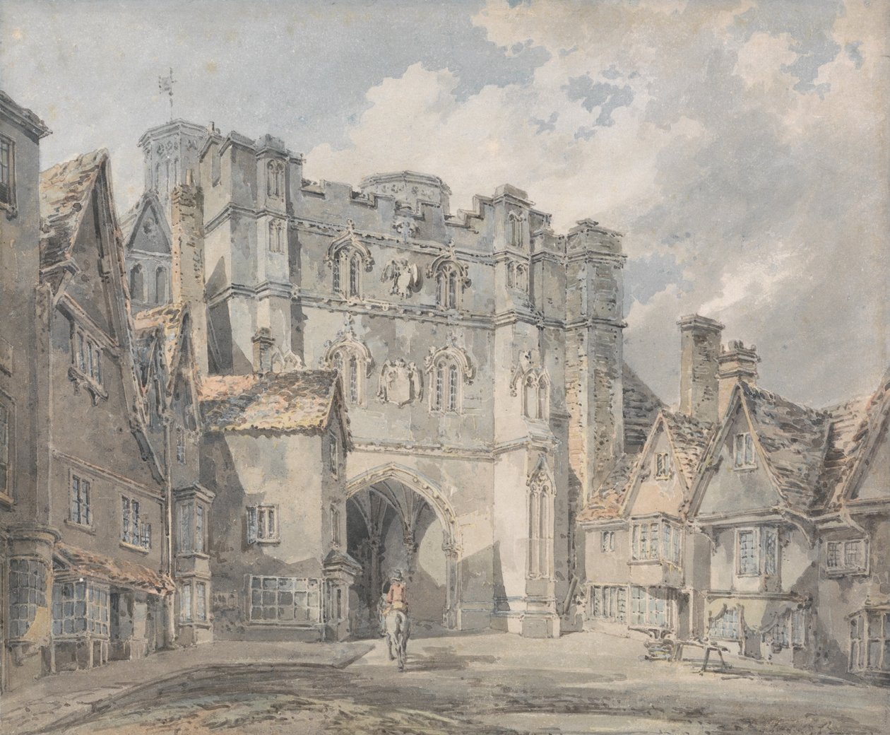 Christ Church Kapısı, Canterbury by Joseph Mallord William Turner