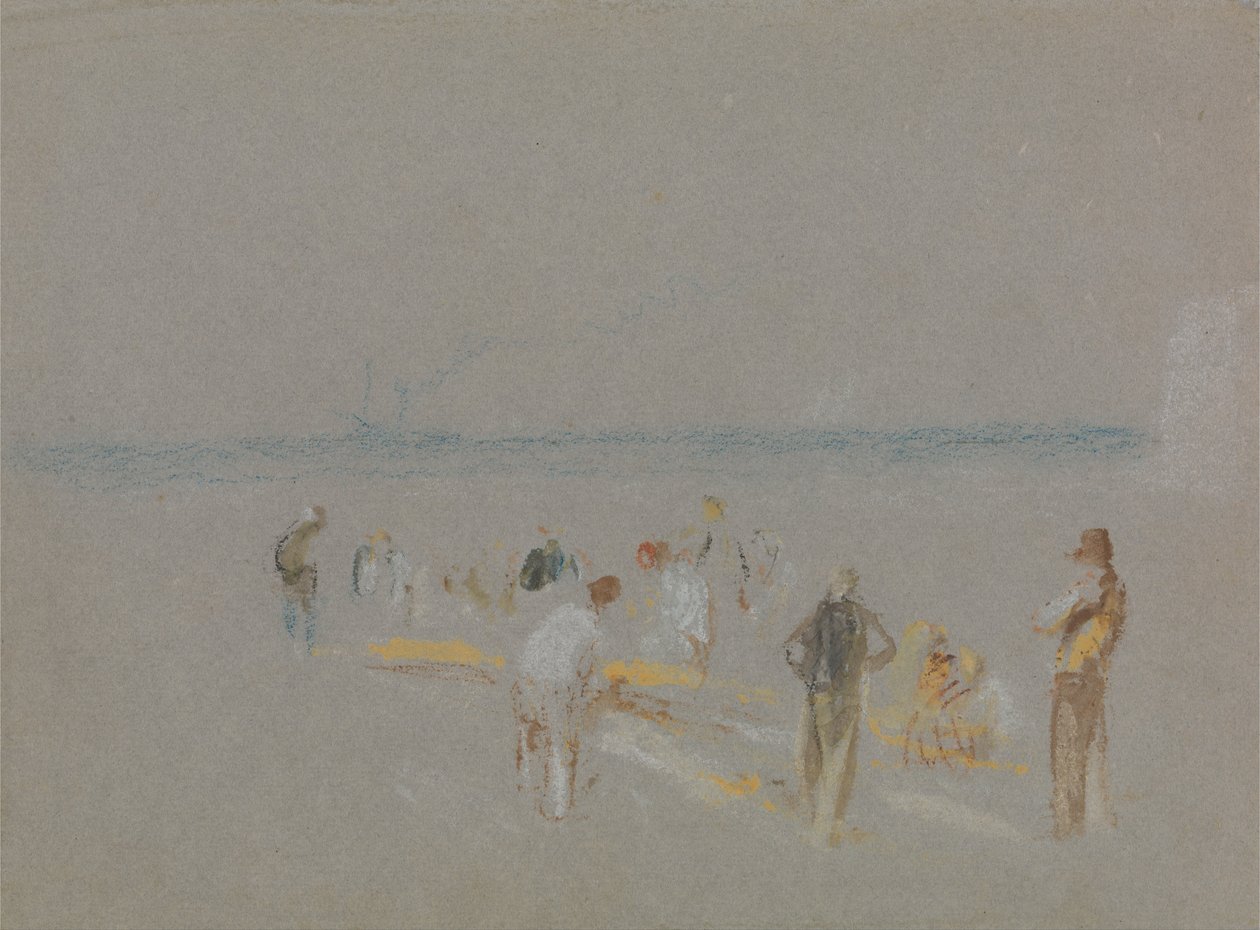 Goodwin Kumlarında Kriket by Joseph Mallord William Turner