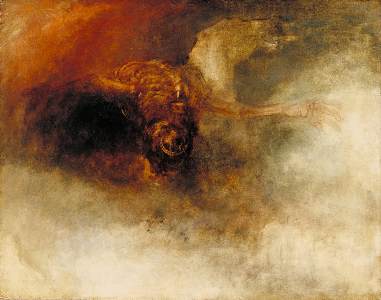 Solgun bir at üzerinde ölüm by Joseph Mallord William Turner