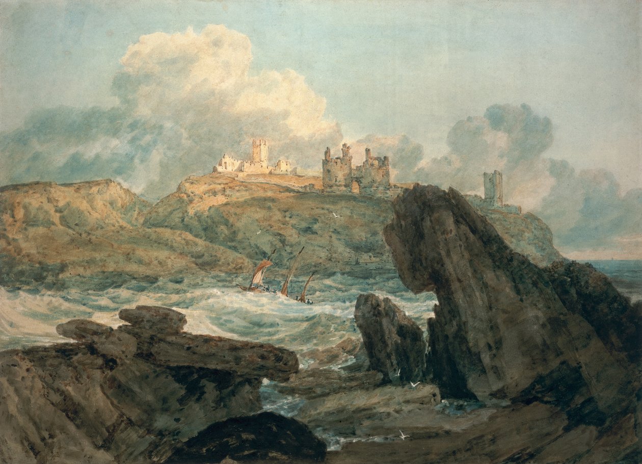 ಡನ್‌ಸ್ಟಾನ್‌ಬರ್ಗ್ ಕ್ಯಾಸಲ್‌ಟರ್ಕ್ by Joseph Mallord William Turner