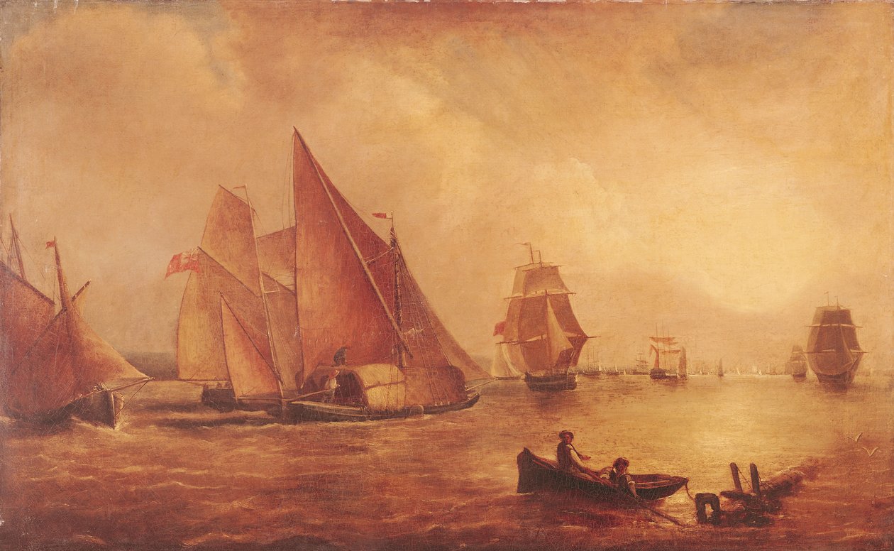 Thames ve Medway Haliç by Joseph Mallord William Turner